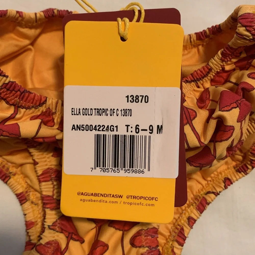 Agua Bendita Ella Gold Baby Bloomer Size 6-9 months & 9-12 months NWT